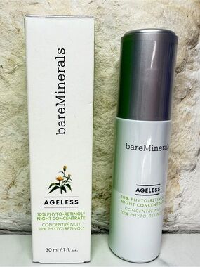 ⭐ NEW BareMinerals Ageless 10% Phyto-Retinol Night Concentrate 1 oz Sealed